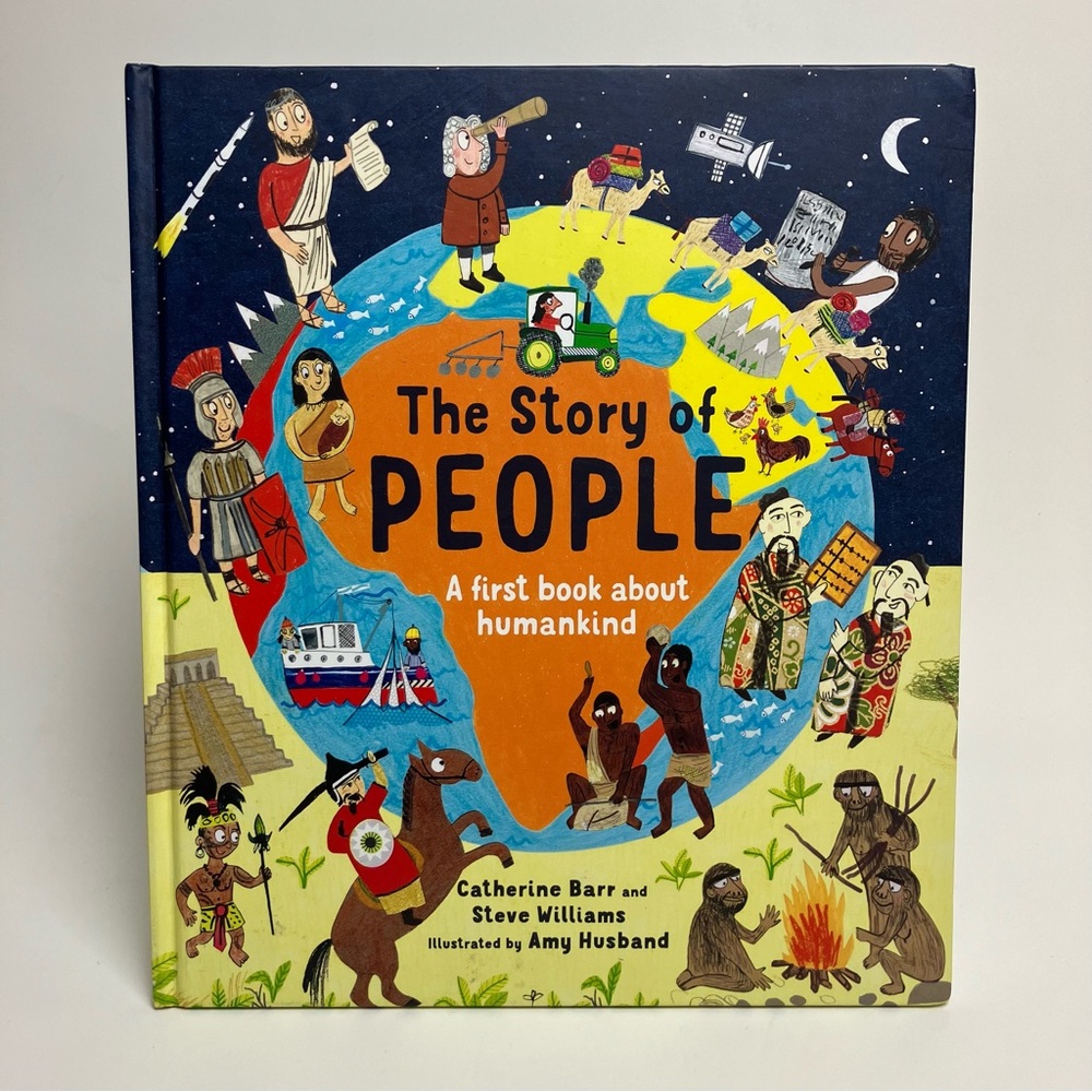 Children's Book Illustrated Documentary The Story of People Humankind History